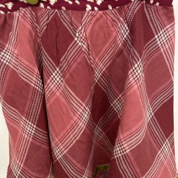 Matilda Jane Girls 10 Brushed Flannel Overall Plaid Skirt Holidays School Fall - Picture 4 of 8